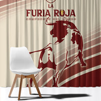 Spain La Roja Window Curtain Campeones del Mundo - Away Color