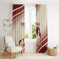 Spain La Roja Window Curtain Campeones del Mundo - Away Color