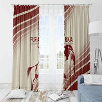 Spain La Roja Window Curtain Campeones del Mundo - Away Color