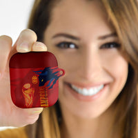 La Furia Roja Espana AirPods Case Campeones del Mundo 2026