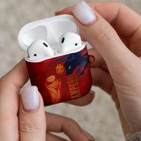 La Furia Roja Espana AirPods Case Campeones del Mundo 2026
