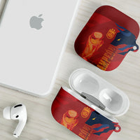 La Furia Roja Espana AirPods Case Campeones del Mundo 2026