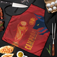 La Furia Roja Espana Apron Campeones del Mundo 2026