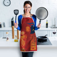 La Furia Roja Espana Apron Campeones del Mundo 2026