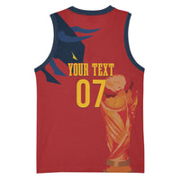 La Furia Roja Espana Custom Basketball Jersey Campeones del Mundo 2026