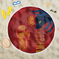 La Furia Roja Espana Beach Blanket Campeones del Mundo 2026