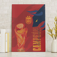La Furia Roja Espana Canvas Wall Art Campeones del Mundo 2026