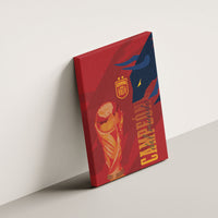 La Furia Roja Espana Canvas Wall Art Campeones del Mundo 2026