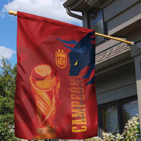 La Furia Roja Espana Garden Flag Campeones del Mundo 2026