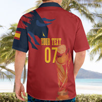 La Furia Roja Espana Custom Hawaiian Shirt Campeones del Mundo 2026