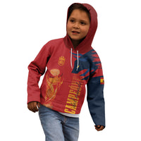 La Furia Roja Espana Custom Kid Hoodie Campeones del Mundo 2026