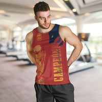 La Furia Roja Espana Custom Men Tank Top Campeones del Mundo 2026
