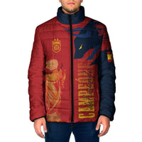 La Furia Roja Espana Custom Padded Jacket Campeones del Mundo 2026