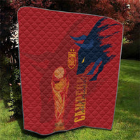 La Furia Roja Espana Quilt Campeones del Mundo 2026