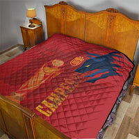 La Furia Roja Espana Quilt Campeones del Mundo 2026