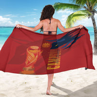 La Furia Roja Espana Sarong Campeones del Mundo 2026