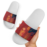La Furia Roja Espana Slide Sandals Campeones del Mundo 2026