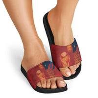 La Furia Roja Espana Slide Sandals Campeones del Mundo 2026