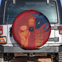 La Furia Roja Espana Spare Tire Cover Campeones del Mundo 2026