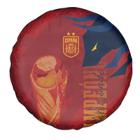 La Furia Roja Espana Spare Tire Cover Campeones del Mundo 2026