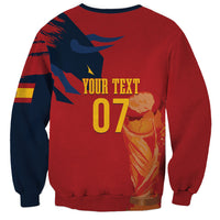 La Furia Roja Espana Custom Sweatshirt Campeones del Mundo 2026
