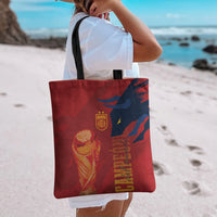 La Furia Roja Espana Tote Bag Campeones del Mundo 2026