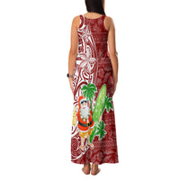 Hawaii Christmas Mele Kalikimaka Family Matching Tank Maxi Dress and Hawaiian Shirt Santa Claus - Wonder Print Shop