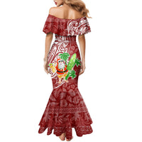 Hawaii Christmas Mele Kalikimaka Mermaid Dress Santa Claus - Wonder Print Shop