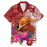 Papua New Guinea Christmas Family Matching Mermaid Dress and Hawaiian Shirt Bird-of-Paradise Special LT7 - Wonder Print Shop