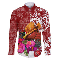 Papua New Guinea Christmas Family Matching Puletasi Dress and Hawaiian Shirt Bird-of-Paradise Special - Wonder Print Shop