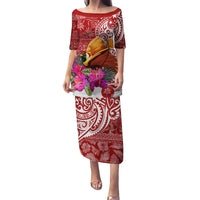 Papua New Guinea Christmas Family Matching Puletasi Dress and Hawaiian Shirt Bird-of-Paradise Special - Wonder Print Shop