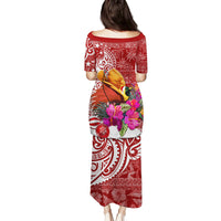 Papua New Guinea Christmas Family Matching Puletasi Dress and Hawaiian Shirt Bird-of-Paradise Special - Wonder Print Shop