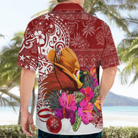Papua New Guinea Christmas Hawaiian Shirt Bird-of-Paradise Special - Wonder Print Shop