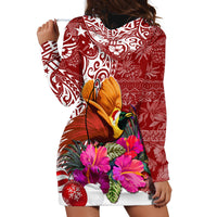Papua New Guinea Christmas Hoodie Dress Bird-of-Paradise Special - Wonder Print Shop