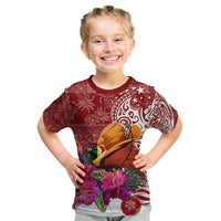 Papua New Guinea Christmas Kid T Shirt Bird-of-Paradise Special - Wonder Print Shop