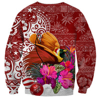 Papua New Guinea Christmas Sweatshirt Bird-of-Paradise Special - Wonder Print Shop