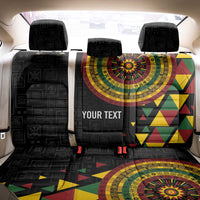 Personalized Adinkra Akan Culture Back Car Seat Cover Afrikan Colors