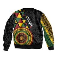 Personalized Adinkra Akan Culture Bomber Jacket Afrikan Colors