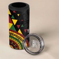 Personalized Adinkra Akan Culture 4 in 1 Can Cooler Tumbler Afrikan Colors
