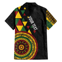 Personalized Adinkra Akan Culture Family Matching Off Shoulder Maxi Dress and Hawaiian Shirt Afrikan Colors