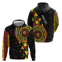 Personalized Adinkra Akan Culture Hoodie Afrikan Colors