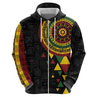 Personalized Adinkra Akan Culture Hoodie Afrikan Colors