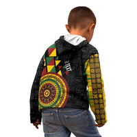Personalized Adinkra Akan Culture Kid Hoodie Afrikan Colors