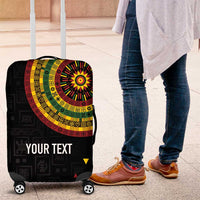Personalized Adinkra Akan Culture Luggage Cover Afrikan Colors