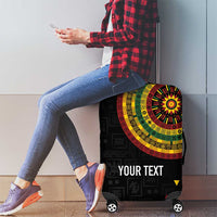 Personalized Adinkra Akan Culture Luggage Cover Afrikan Colors