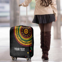 Personalized Adinkra Akan Culture Luggage Cover Afrikan Colors