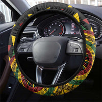 Adinkra Akan Culture Steering Wheel Cover Afrikan Colors