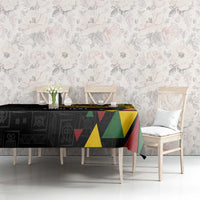Personalized Adinkra Akan Culture Tablecloth Afrikan Colors