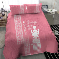 Personalized Adinkra Akan Culture Bedding Set Women's Day Duafe Symbol