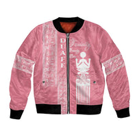 Personalized Adinkra Akan Culture Bomber Jacket Women's Day Duafe Symbol